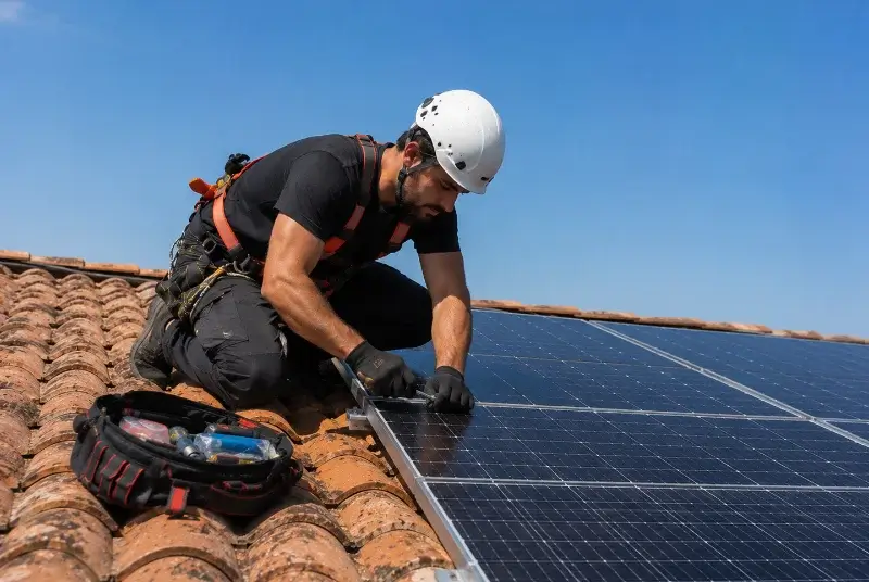 Maintenance et monitoring de panneaux solaires à Meillon
