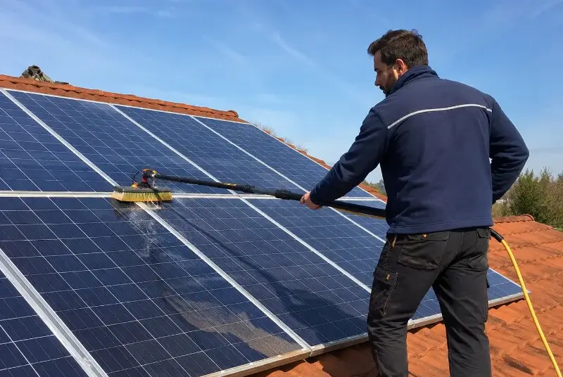 Nettoyage et entretien de panneaux solaires à Meillon